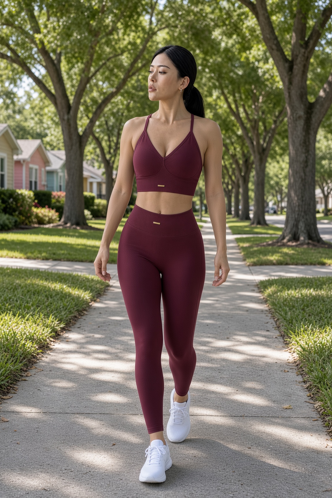 Walking after the gym in the VELA Impact Set in Bordeaux